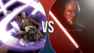 VS  Mace Windu vs Count Dooku [upl. by Sharleen]