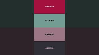 GORGEOUS 2023 COLOR PALETTES  Canva Shorts [upl. by Apfel]