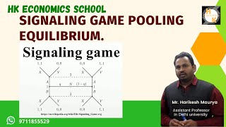 signaling game pooling equilibrium [upl. by Bonine]