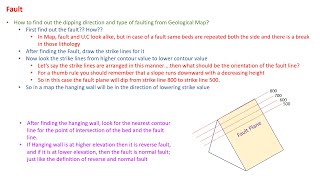 Geological Map Interpretation  Part5a  Fault Trends in Geology [upl. by Yerahcaz]