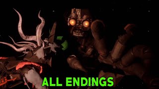 All Ruin Endings FNAF Security Breach  from FNAF The Supreme Guide [upl. by Charita]