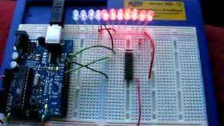 Darlington pairs driving LEDs [upl. by Nawek]