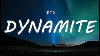 BTS dynamite HD with English lyrics 1 hour loop color coded gif lyrics [upl. by Battista]