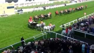 Royal Ascot  Queens Arrival The view from the Royal Enclosure box on 19062013 [upl. by Annocahs135]