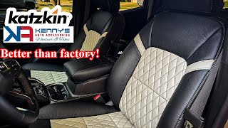 Katzkin Leather Seats in my 2024 GMC Canyon  Interior Makeover [upl. by Kaspar861]