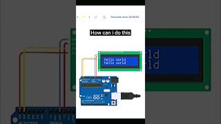 quotتعلم كيفية تشغيل وبرمجة شاشة LCD باستخدام Arduino و L2C arduinoshorts youtubeshorts [upl. by Enialedam771]