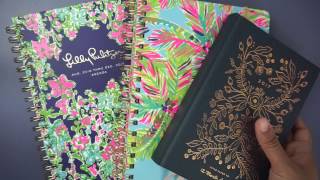 2017 Lily Pulitzer and Rifle Paper Co PLANNER REVIEW [upl. by Ekle]