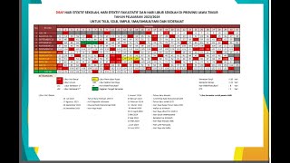 Download Kalender Pendidikan 2023  2024 PDF dan EXCEL [upl. by Tate]