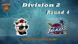 Atlasbasket  Div 2Round 4  COOL PANDA vs CLEVELAND PARALIERS [upl. by Johny]