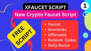 XFAUCET SCRIPT  New FREE Crypto Faucet Script Review [upl. by Kristoforo377]