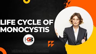 life cycle of monocystis  monocystis by heena biology classes biology educationalvideo [upl. by Leonid]