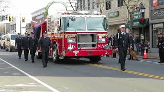 FDNY Emerald Society Pipes and Drums Funeral for FDNY R2 and Islip FD Chief Billy Moon [upl. by Wat]