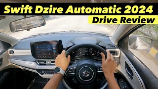 Maruti Suzuki Dzire 2024 Automatic Drive Review Gear Shifting  Comfort  Mileage [upl. by Phelgon]