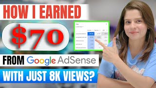 63 per day AdSense Earnings 🔴  AdSense Earning Proof 63 per day  AdSense 7 CPC [upl. by Mettah261]