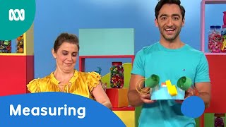 Measuring And Making Hats  Play School Marvellous Maths  ABC Kids [upl. by Kcirderf330]