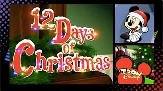 Retro 2007  Toon Disney Christmas Promos  Cable TV History [upl. by Lamak527]