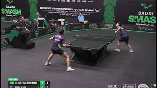 HUGO CALDERANO vs FINN LUU SMASH SAUDI 2024 [upl. by Mailiw28]