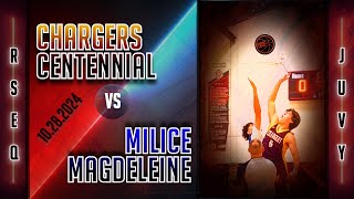 Centennial Chargers vs Milice Magdeleine HS RSEQ juvy [upl. by Ahsiekram558]