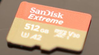 SanDisk 512GB Extreme microSDXC UHSI Memory Card with Adapter  Up to 190MBs SDSQXAV512GGN6MA [upl. by Medora]