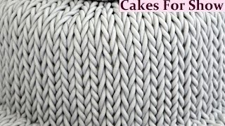 Making a Knitted Cake [upl. by Chantalle]