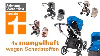 Test Kinderwagen Auch Bugaboo wegen Schadstoffen mangelhaft [upl. by Cedric]