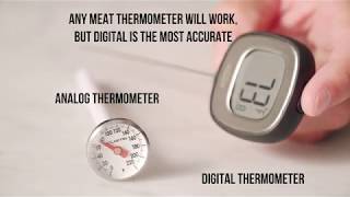 Pork Cooking Temperature amp Meat Thermometer Basics [upl. by Ahsirk]