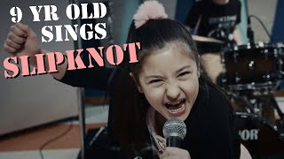 9 yr old SINGS quotHeretic Anthemquot v33 by Slipknot  OKeefe Music Foundation [upl. by Carissa]