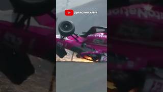 Lénorme crash de Kyle Kirkwood et Felix Rosenqvist à lIndy500  IndyCar motorsport [upl. by Anitsugua]