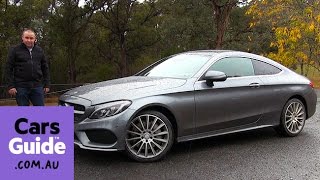 2016 MercedesBenz CClass Coupe review  first drive video [upl. by Chadwick]