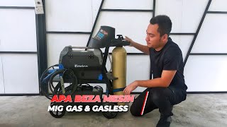 APA BEZA MESIN MIG GAS DAN GASLESS [upl. by Aikin]