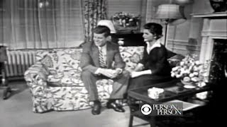 John and Jacqueline Kennedy speak to CBS News in 1953 [upl. by Moersch20]