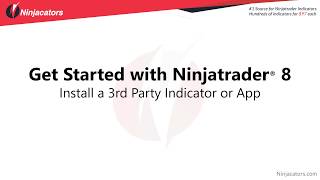 NT8 Training  Install a 3rd Party indicator or App [upl. by Salchunas22]