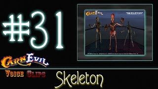 CarnEvil Voice Clips Skeleton no background music [upl. by Steffi]