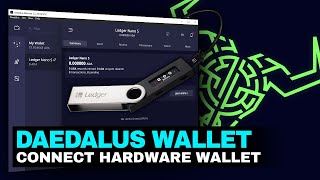 Daedalus Wallet Tutorial  Ledger Nano S Hardware Wallet  Pair  Connect English [upl. by Russi]