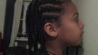 5 Hairstyles for Children  Plaits and Corn Row [upl. by Nisotawulo]