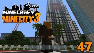 Minecraft lets Build 47 Größter Tower und cooles Hallenbad MINECITY 3🌴 [upl. by Elletse]