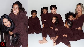 Kardashians Christmas Card Photoshoot  2021 [upl. by Ydeh]