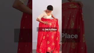 Pre Stitched Saree  One Minute Saree  Ready To Wear Saree shorts [upl. by Kristan]