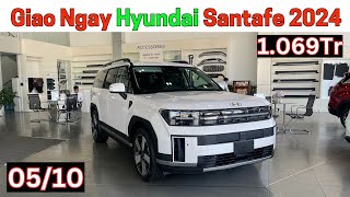 Giá Xe Hyundai Santafe 2024 Giao Ngay  Khuyến Mại Trả Góp Tổng Lăn Bánh Santafe Mới  CarTVnew [upl. by Aikemit]