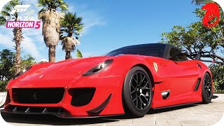 EL FERRARI 599XX EVO Forza Horizon 5 con Flowstreet [upl. by Biebel]