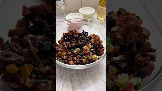 Soaking dry fruits in rum for Christmas plum cake soaking dryfruits youtubeshorts shorts [upl. by Atinram]