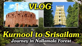 VLOG7  KURNOOL TO SRISAILAM JOURNEY  Drive In Nallamala  Srisailam Temple Vlog  Travel Vlog [upl. by Stoddart896]