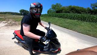 Der Beste Helm für Motovlogger   Soxon ST1000 Race  Jetforce 50ccm [upl. by Zacherie]