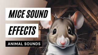 Mice Sound Effects  the animal sounds mouse sounds audio 🐭  sound effect  animation [upl. by Helge996]