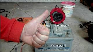 MIRACOLO PARKSIDE RECUPERIAMO LA BATTERIA ESAUSTA 12V AUTO [upl. by Lombardo783]