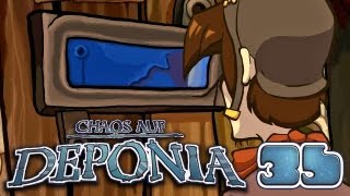 Lets Play Chaos auf Deponia 035 Deutsch HD  Klöpfchen mit Köpfchen [upl. by Gittle]