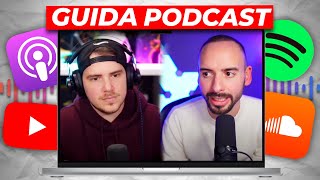 Crea PODCAST su Twitch YouTube e Spotify GRATIS e da CASA [upl. by Spearman]