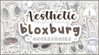 25 AESTHETIC ACCESSORY CODES FOR BLOXBURG PT5 [upl. by Gavini]