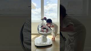 The Smartest Baby Swing 4moms MamaRoo with Bluetooth amp Alexa [upl. by Laehcym]