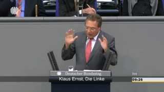 Klaus Ernst DIE LINKE Eine Frage der Würde  Mindestlohn muss Existenz für alle sichern [upl. by Nidorf345]